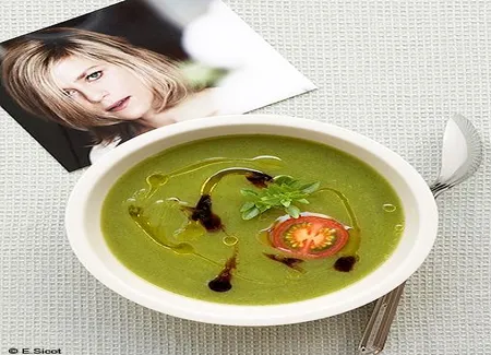 Velouté glacé de courgettes