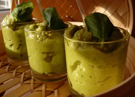Verines de brocolis au pesto