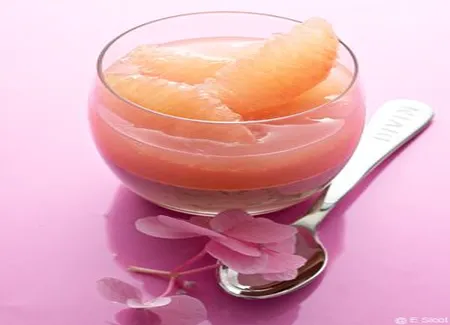 Verres praliné-pamplemousse