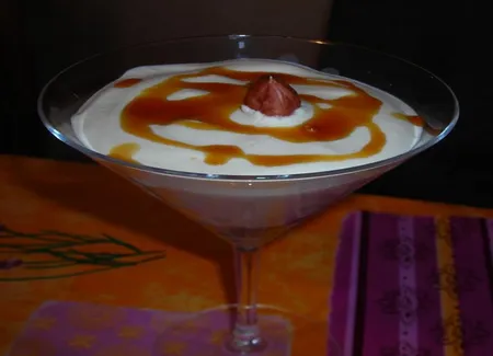 Verrine de mousse au bailey's