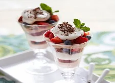 Verrine de petits fruits