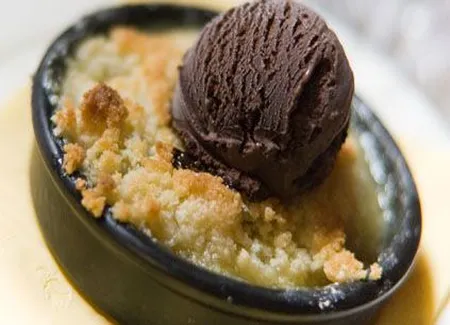 Verrine en crumble