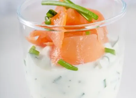 Verrine saumon