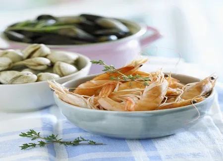 Verrines de crevettes