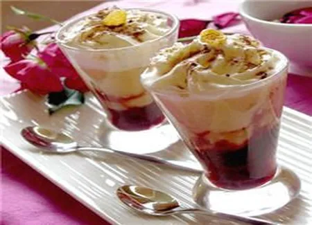 Verrines gourmandes à la cerise