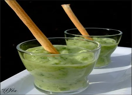 Verrines pomme concombre