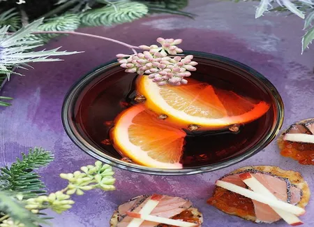 Vin chaud orange-hibiscus