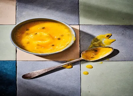 Vinaigrette mangue et fruits de la passion