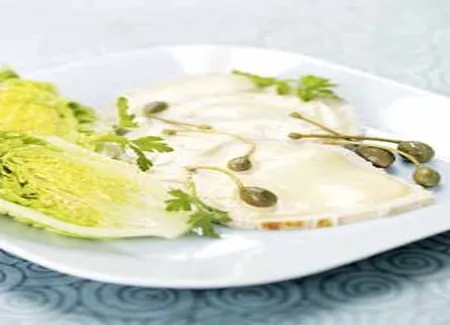 Vitello tonnato romaine à l'huile d'olive