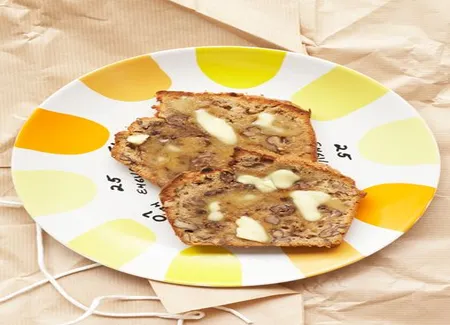 Banana and walnut bread