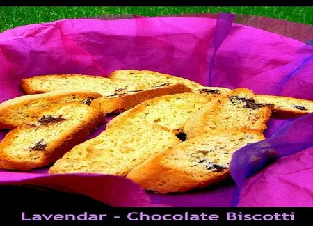 Biscotti lavande-chocolat