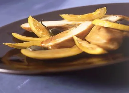 Blancs de poulet aux citrons et aux olives