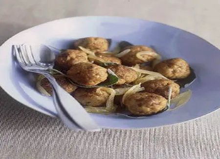 Boulettes aux oignons