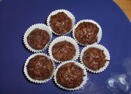 Brigadeiro chocolat et noix de coco