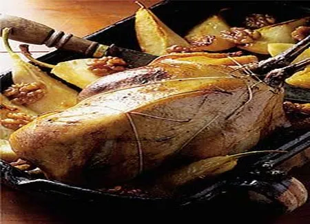 Canards sauvages aux navets