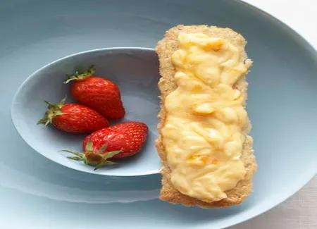Chutes de pâte sablée, citron-abricot