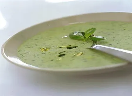 Crème de pourpier aux pistaches