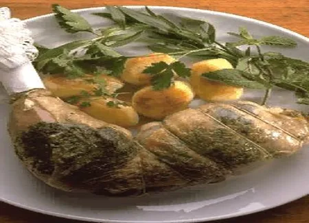 Cuisses de dindonneau aux herbes