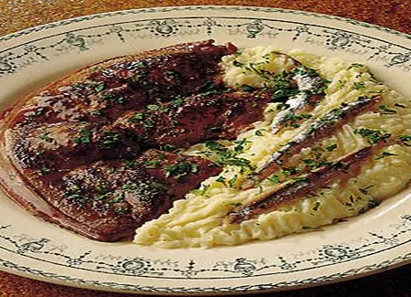 Foie de veau aux anchois