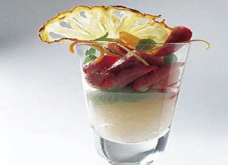 Fraises au basilic et au citron vert