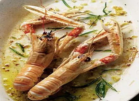 Gambas sautées à l'estragon