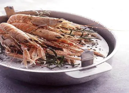 Gambas vapeur