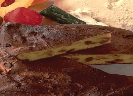 Gâteau à la ricotta et aux fruits confits