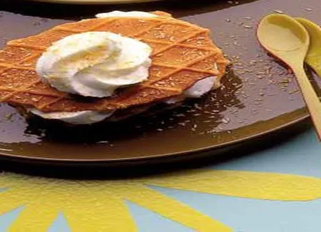 Gaufres sèches à la crème