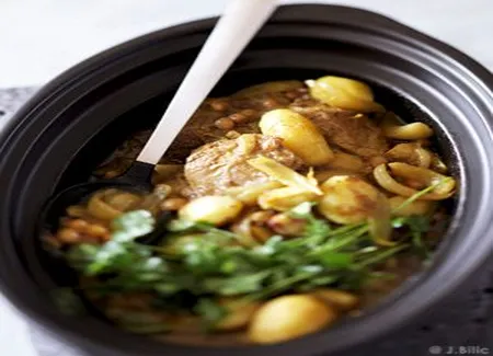 Gigot d'agneau à l'indienne