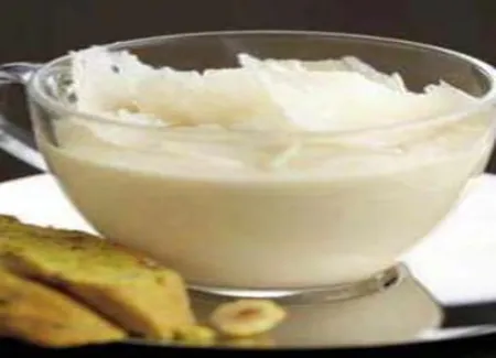 Le velouté de topinambour de ma femme