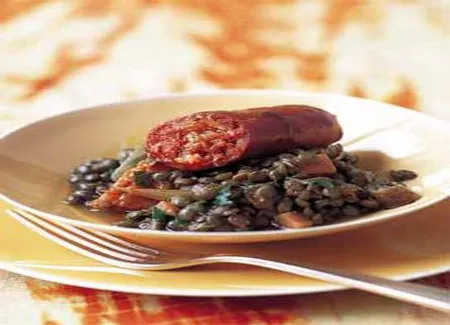 Lentilles chaudes bien épicées