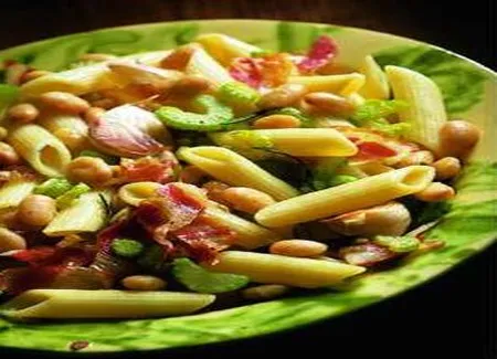 Penne aux haricots blancs