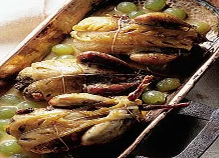 Perdreaux aux raisins