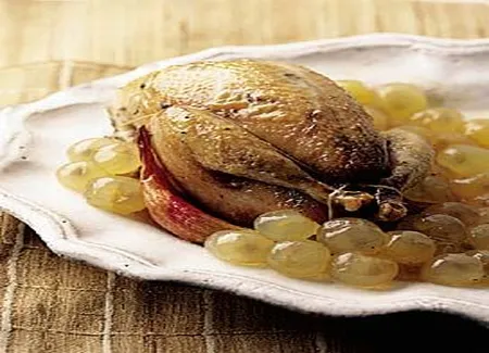 Perdreaux rôties en cocotte au chasselas