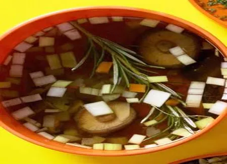 Petit bouillon miso-shitakés