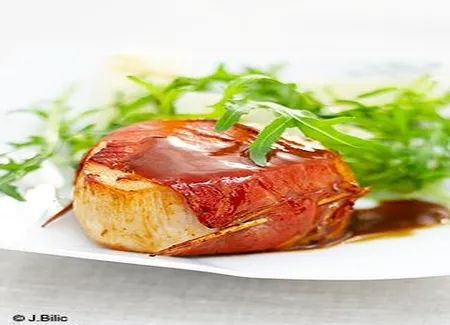 Piccata de veau au jambon cru