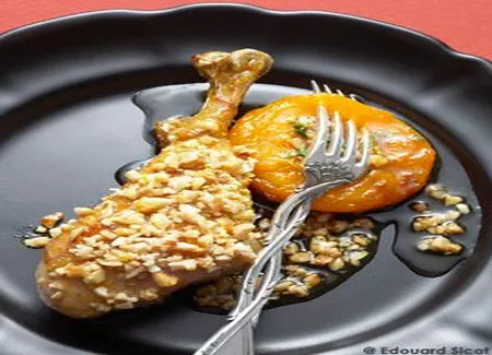 Poulet rôti aux amandes