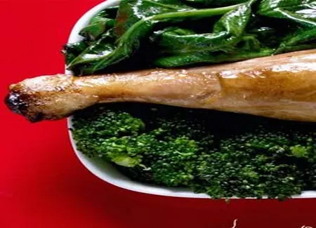 Poulet soja-brocoli-épinards