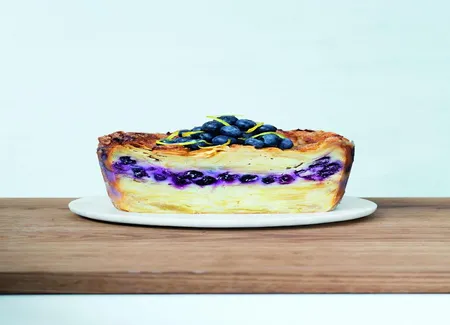 Gâteau invisible citron myrtille