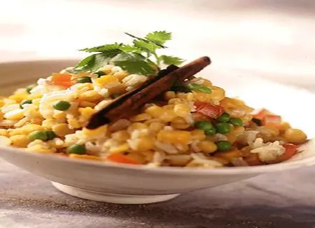 Riz aux lentilles