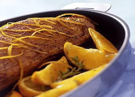 Rond de veau à l'orange