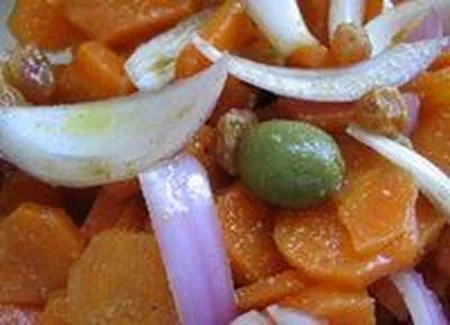 Salade de carotte à l'orange et aux épices