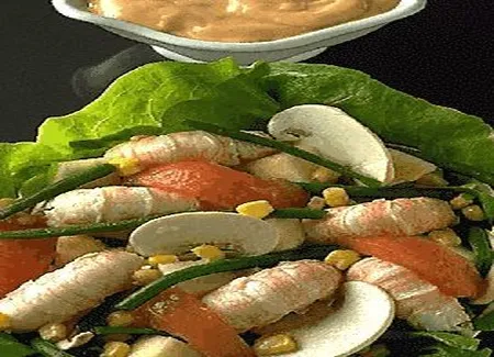 Salade de gambas