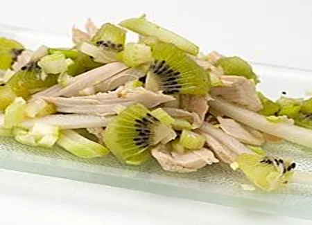 Salade de poulet au kiwi