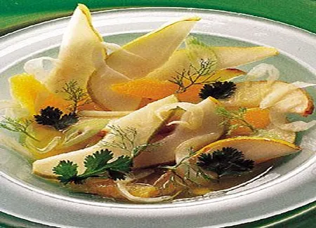 Salade poires fenouil