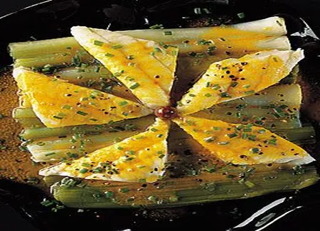 Salade tiède de soles et de poireaux
