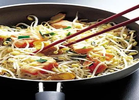Sauté de soja au saumon et au gingembre