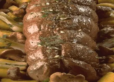 Selle de chevreuil aux girolles