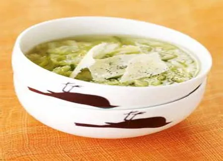 Soupe d'hiver au parmesan
