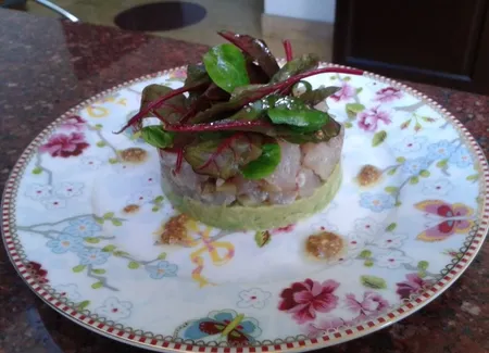 Tartare de dorade au guacamole